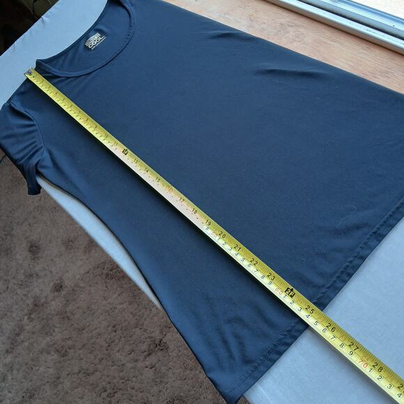 32 Degrees Cool Short Sleeve Sleep Tee Medium black scoop neck classic comfy - Picture 10 of 11